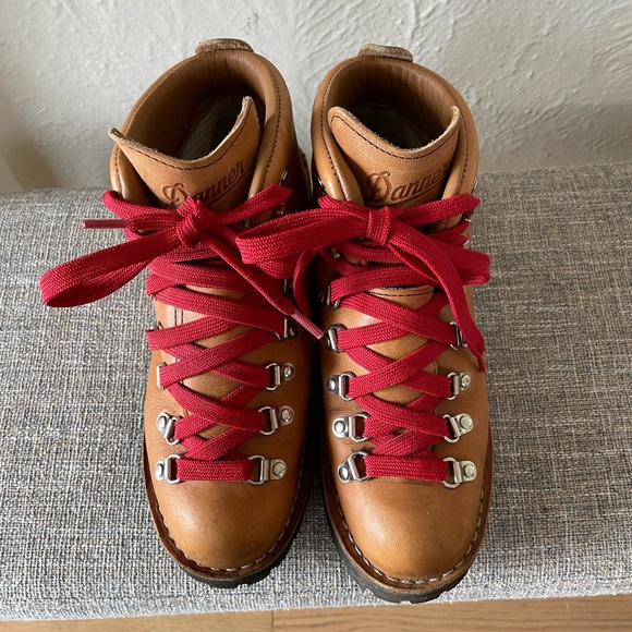 Danner Women's Lace Up Boots - Brown and Red